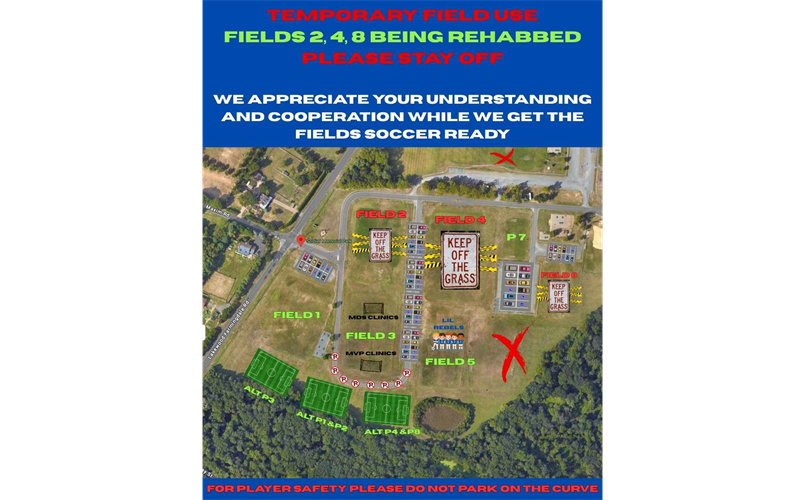 Temporary Field Map